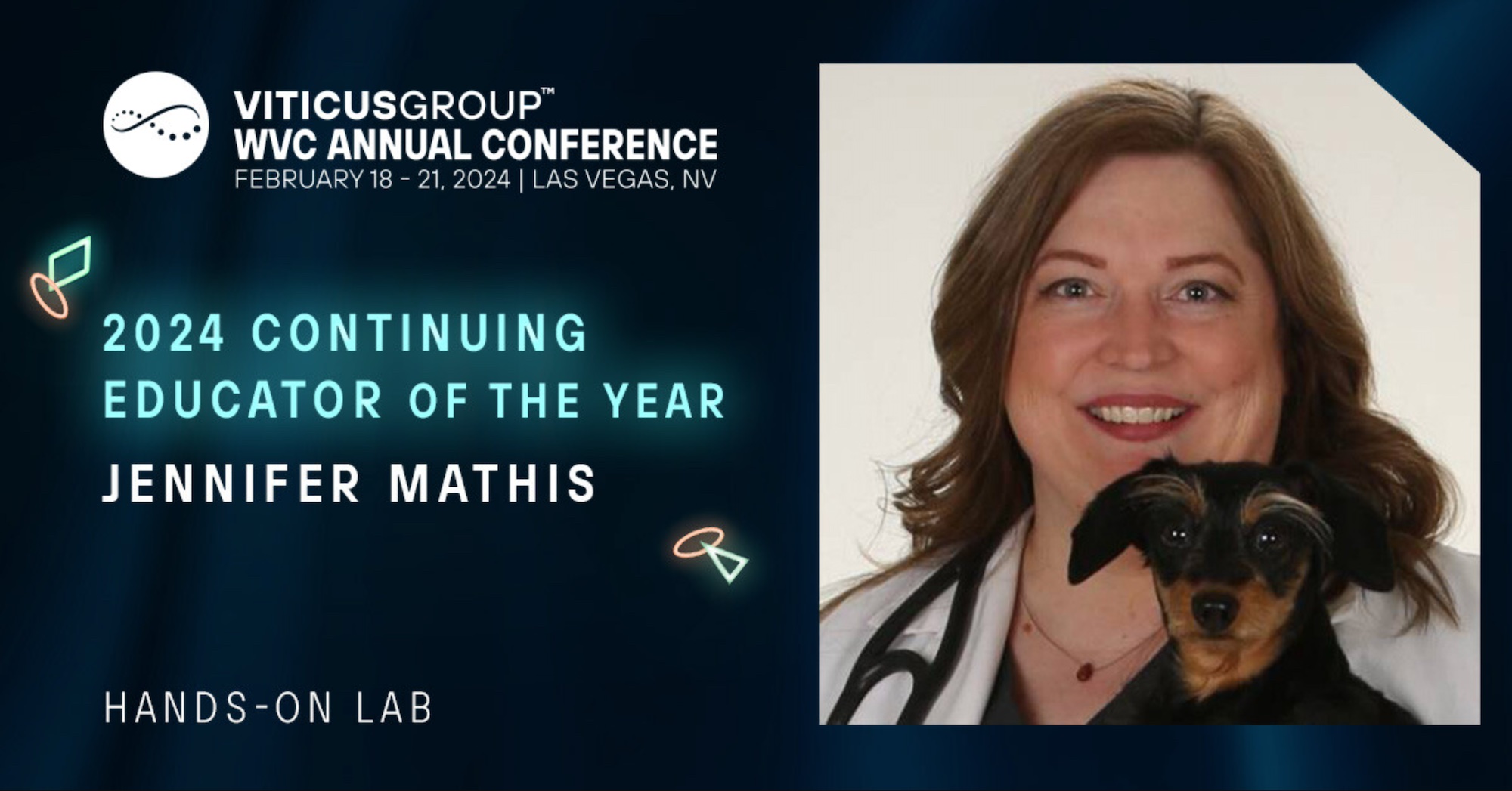 Dr. Jen Mathis Continuing Educator of the Year 2024 Viticus Awards